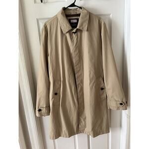 Hunter Original‎ Womens Jacket Premium Water Resistant Coat Buttons Tan Sz Large